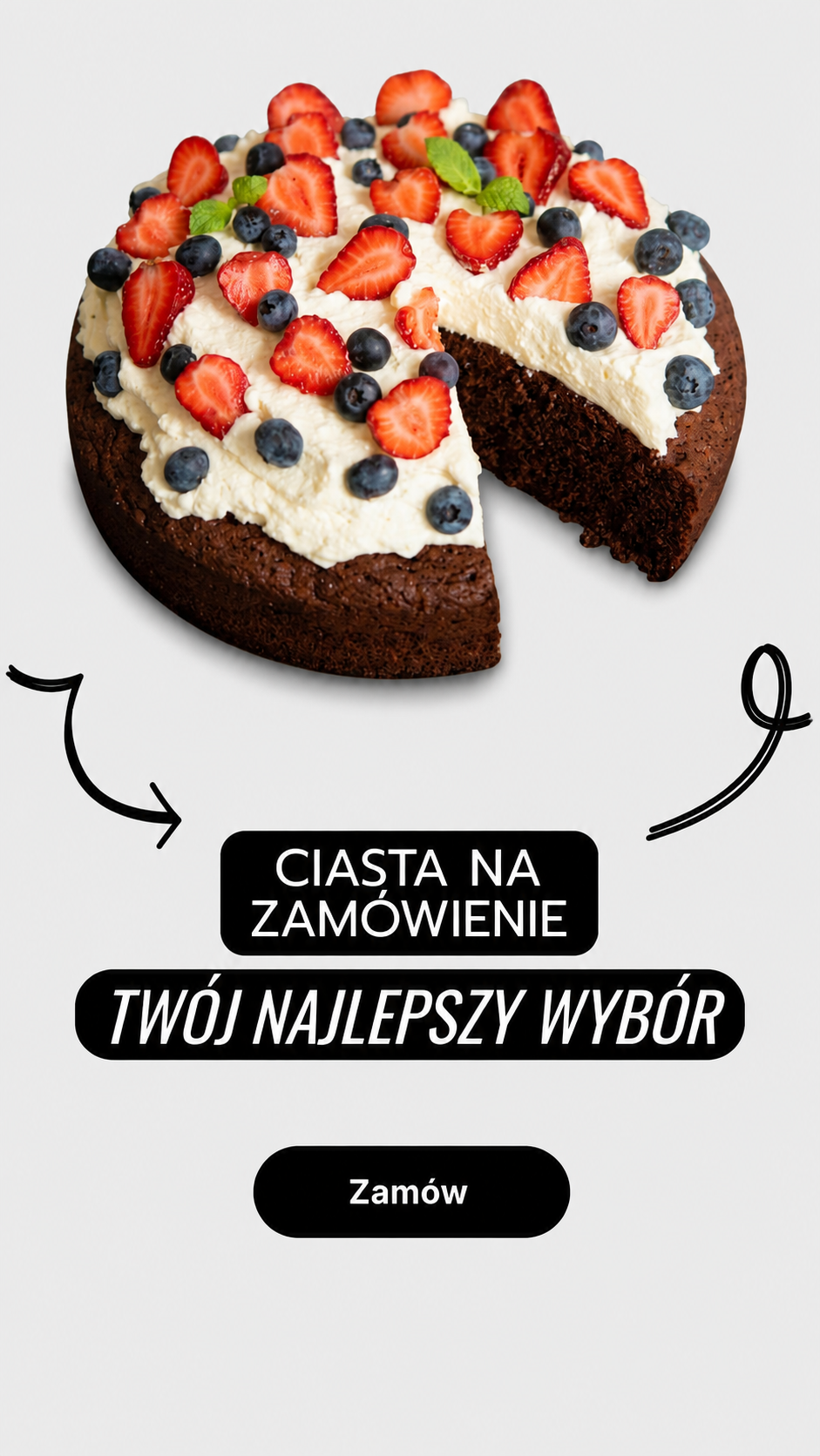 Podgląd szablonu Produkt i strzałki