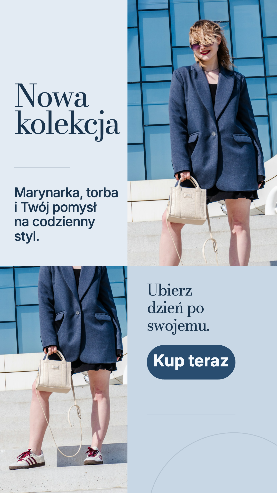 Kolaż · Miejski błękit