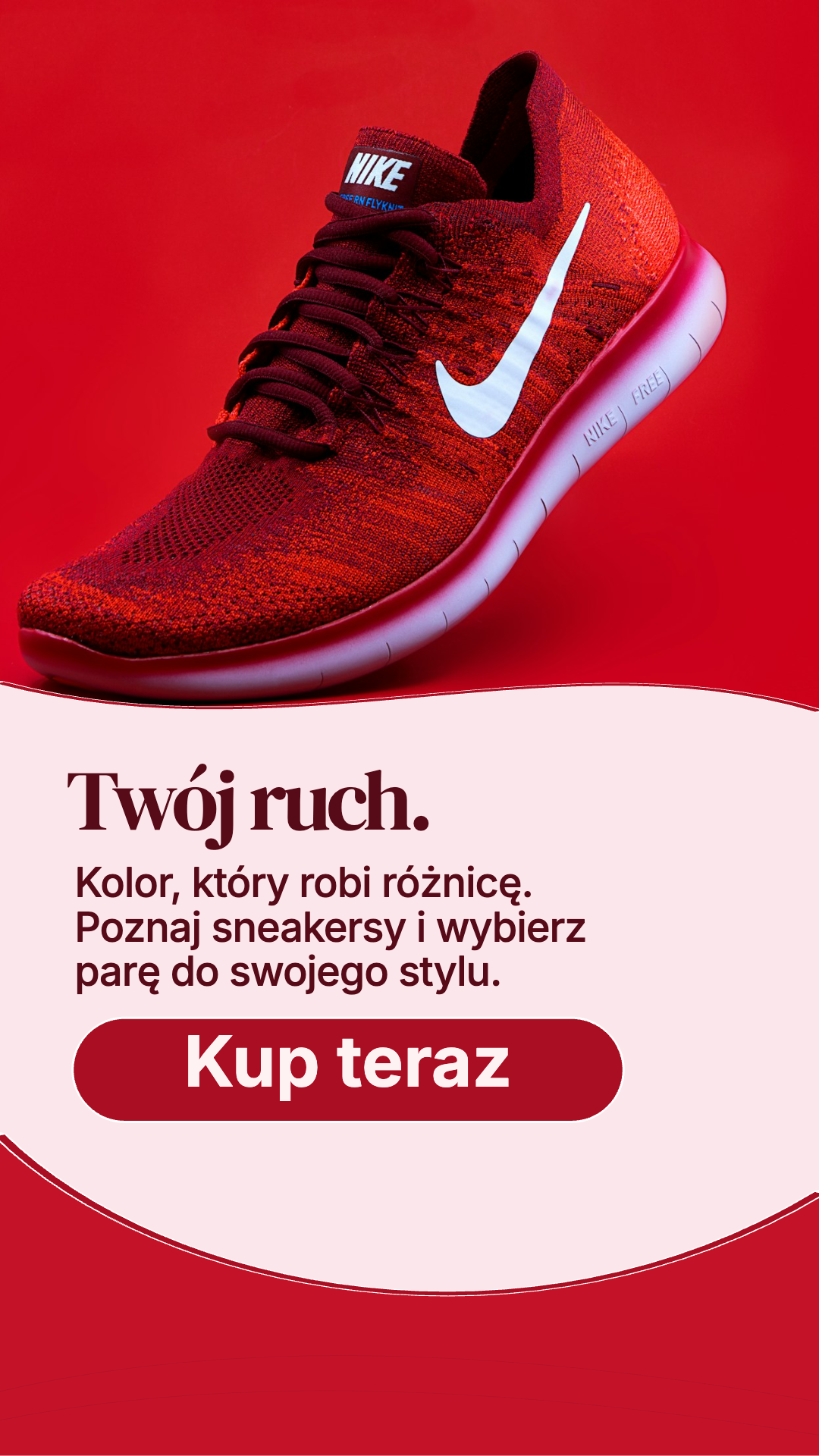 Produkt · Sneakersy · czerwień