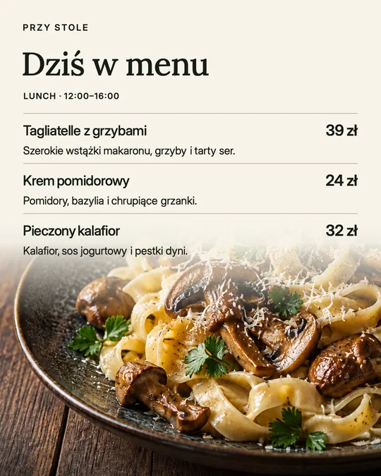 Post 03 Dziś w menu